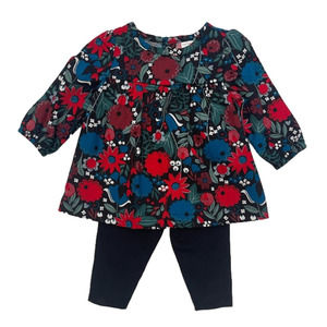 𝅺CARTER’S Just One You Baby Girl Floral Set NWT